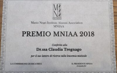 Alla dott.ssa Tregnago il premio MNIAA 2018